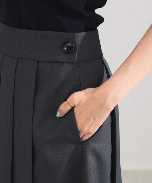 BLACK FLEECE アシンメトリープリーツスカート MSGM｜アシンメトリープリーツスカート