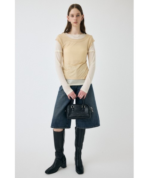 MOUSSY（マウジー） ブーツ 「25年AW新作」SQUARE TOE ロングブーツ