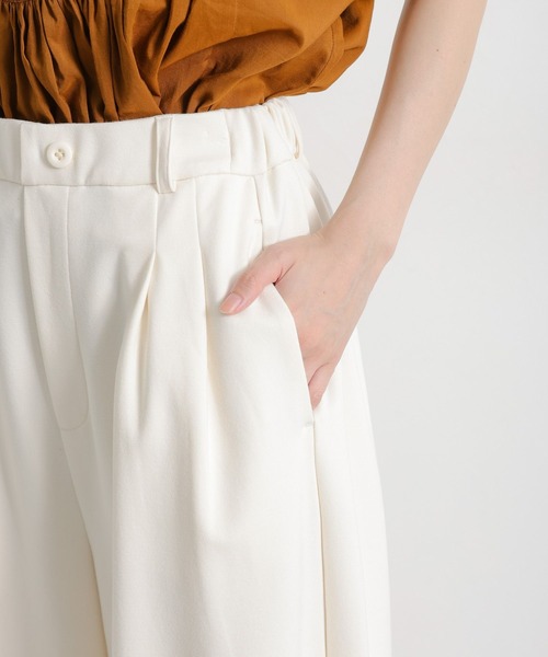 studio CLIP（スタディオクリップ） パンツ シルケットポンチタック