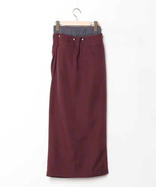 UN3D.（アンスリード） タイトスカート 36 ボルドー レディース