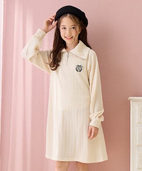 ワンピース120 Amourire girl（アムリールガール） ワンピース ハーフジップ