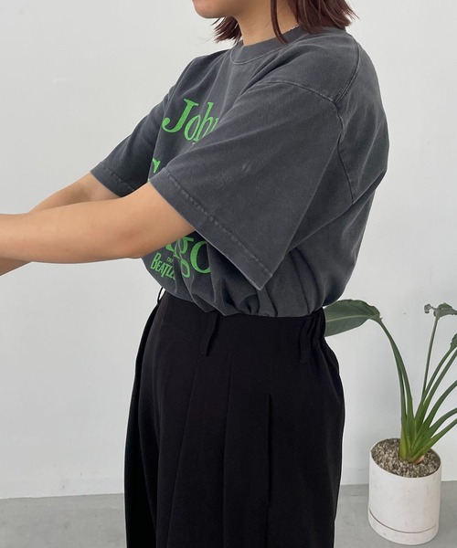 「GOOD ROCK SPEED」 半袖Tシャツ FREE ブラック レディース_画像3