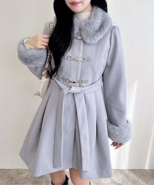 INGNI（イング） コート アウター ビット付ドーリーコート レディース