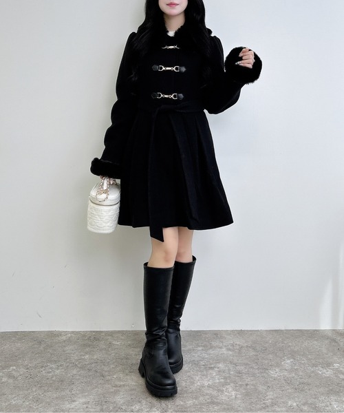 INGNI（イング） コート アウター ビット付ドーリーコート レディース