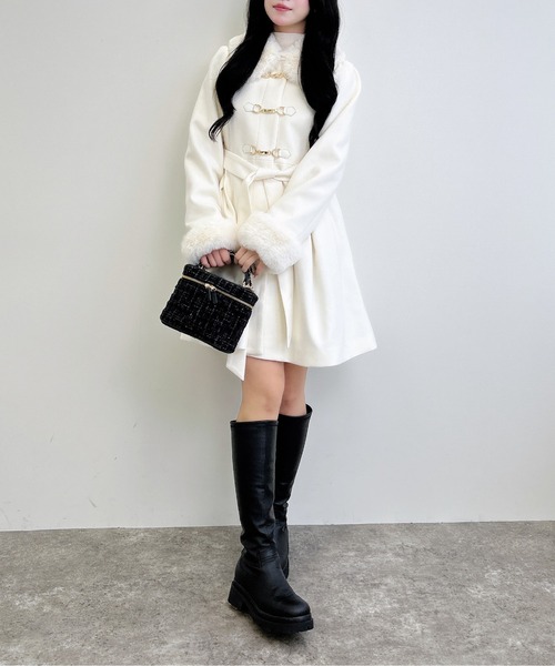 INGNI（イング） コート アウター ビット付ドーリーコート レディース