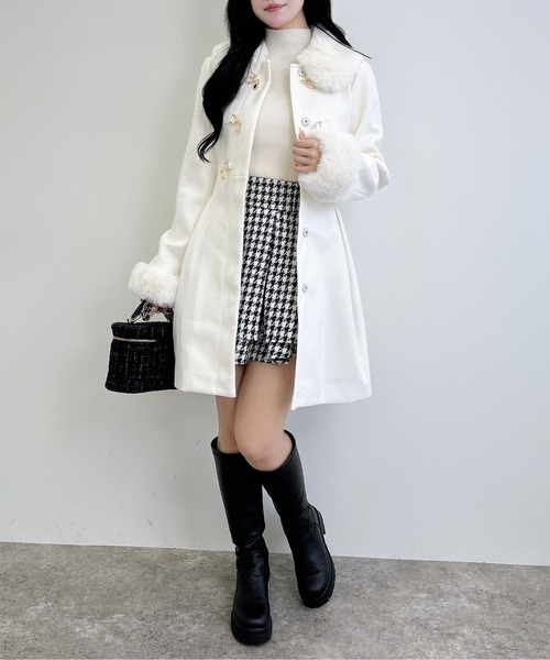 INGNI（イング） コート アウター ビット付ドーリーコート レディース