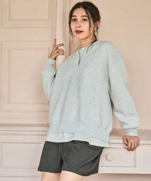 niko and… トレーナー スウェット ライトダンボールZIPプル