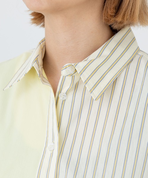 「MILKFED.」 半袖シャツ ONE SIZE イエロー レディース_画像6