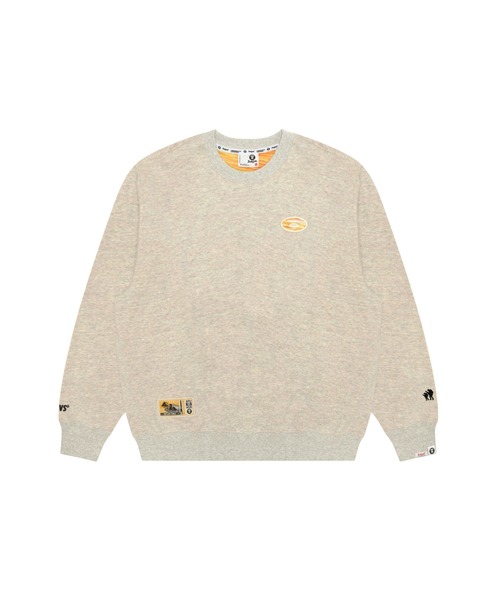 トレーナー スウェット AAPE CREW NECK SWEAT メンズの画像