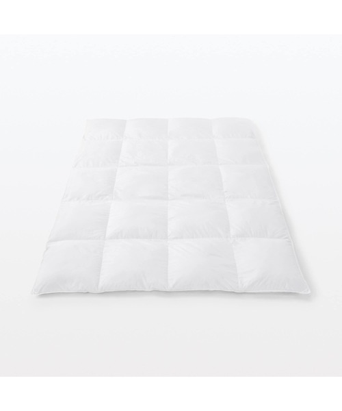 無印良品（MUJI） ベッド 寝具 防ダニ 羽毛掛ふとん・一層式／SD