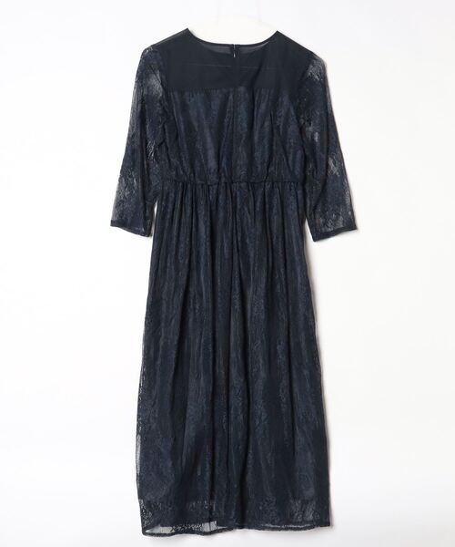 「Kana」 半袖ワンピース M ネイビー レディース_画像2