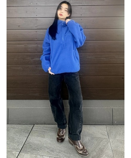 GAP（ギャップ） トレーナー スウェット ボア オーバーサイズ ハーフ