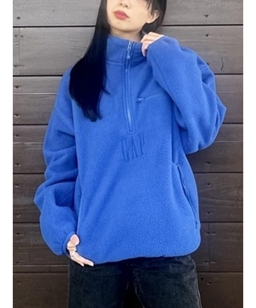GAPロゴ　ボアスウェット GAP（ギャップ）の「リサイクル Gapロゴ ボアスウェット（スウェット