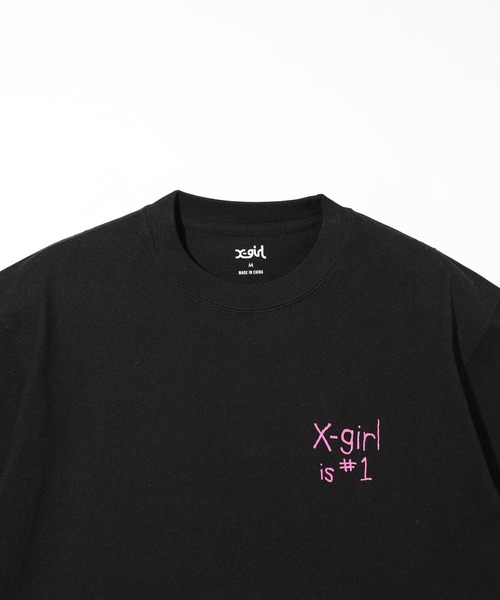 「X-girl」 半袖Tシャツ S ホワイト レディース_画像3