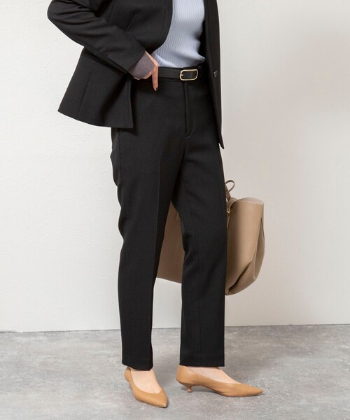 【セットアップ】ノーリーズソフィー ノーカラージャケット&テーパードパンツ NOLLEY'S Sophi（ノーリーズソフィー） パンツ 「セットアップ対応