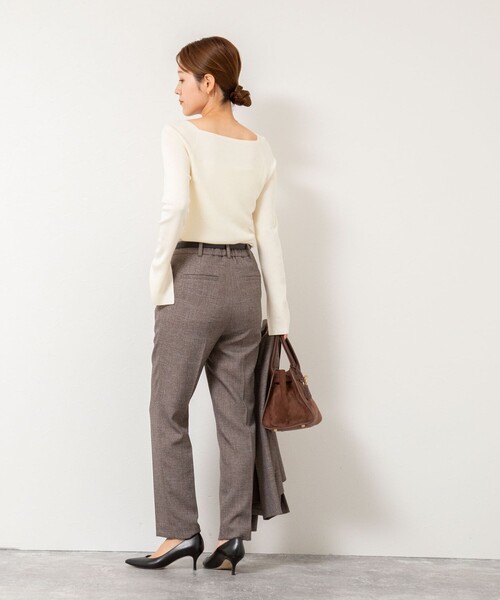 【セットアップ】ノーリーズソフィー ノーカラージャケット&テーパードパンツ セットアップ】ノーリーズソフィー ノーカラージャケット&テーパードパンツ