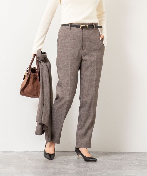 【セットアップ】ノーリーズソフィー ノーカラージャケット&テーパードパンツ NOLLEY'S Sophi（ノーリーズソフィー） パンツ 「セットアップ対応