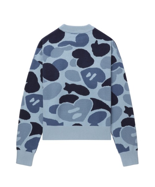 A BATHING APE（アベイシングエイプ） ニット セーター CAMO MONOGRAM