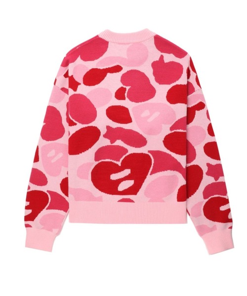 A BATHING APE（アベイシングエイプ） ニット セーター CAMO MONOGRAM
