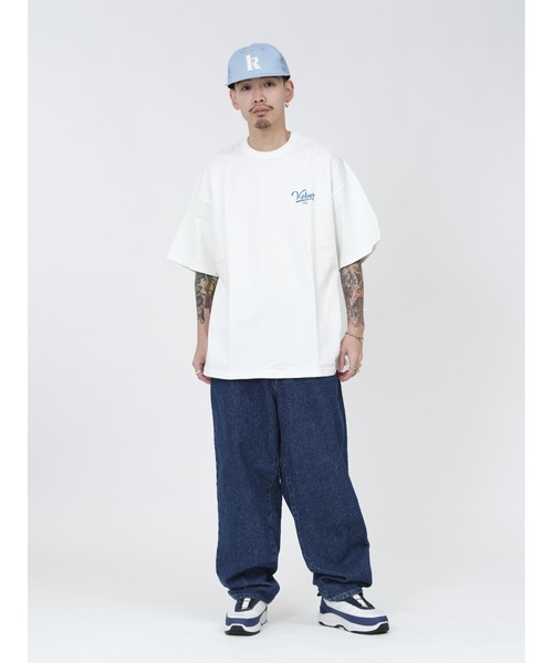 「KEBOZ」 半袖Tシャツ L ホワイト メンズ_画像4