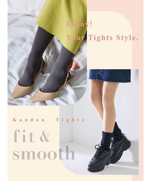 くだか出品 チュチュアンナ（tutuanna） タイツ 60デニール感動のなめらかフィット