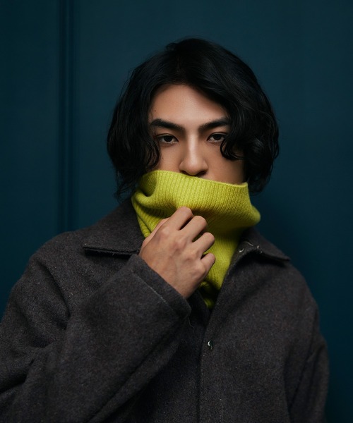 BACKBONE カシミヤ混 ジップネックウォーマー スヌード カウハイド 牛革 Webike | KADOYA カドヤ WP WOOL NECK WARMER ［K'S LEATHER ＆ K'S