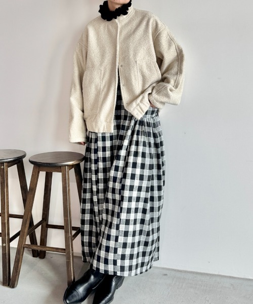 Libra Cue（リブラ キュー） ワンピース 2wayチェックワンピース