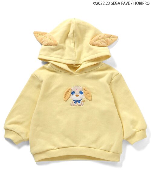 apres les cours（アプレレクール） トレーナー WEB限定お茶犬フード耳