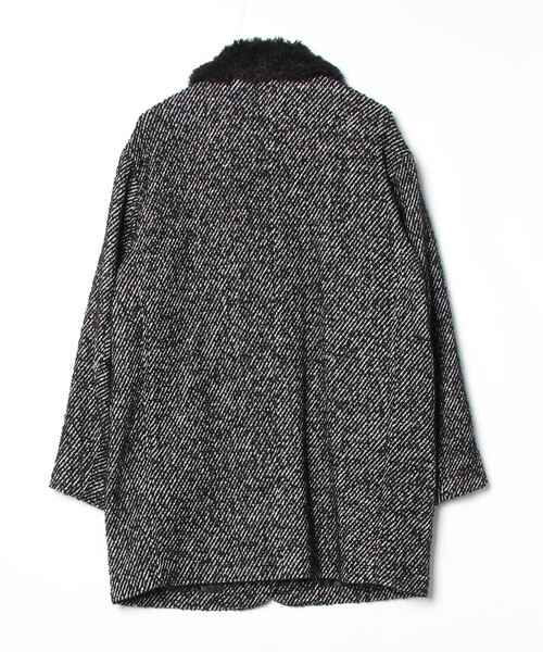 mici ミチ　2024 ツイードミドルコート 　ローズバッド　オーバーサイズ mici】今、欲しいのは記憶に残るコートだけ｜【公式】オトナミューズ