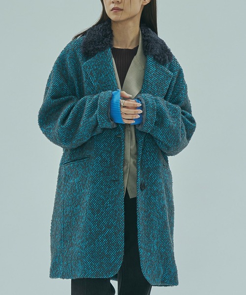 ROSE BUD（ローズバッド） コート アウター (mici)TWEED TAILORED