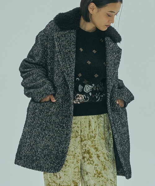 ROSE BUD（ローズバッド） コート アウター (mici)TWEED TAILORED