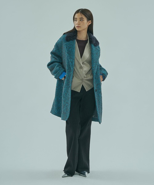 ROSE BUD（ローズバッド） コート アウター (mici)TWEED TAILORED