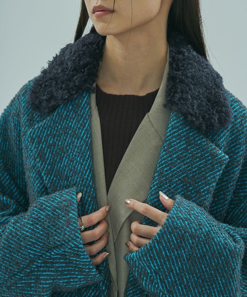 ROSE BUD（ローズバッド） コート アウター (mici)TWEED TAILORED