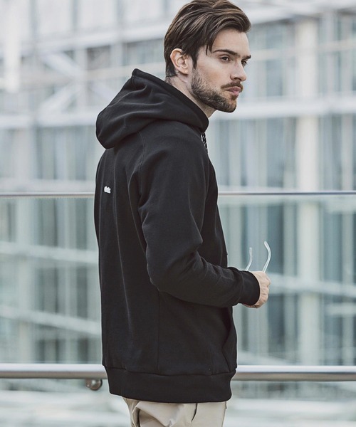 「+phenix」 プルオーバーパーカー M ブラック メンズ_画像6