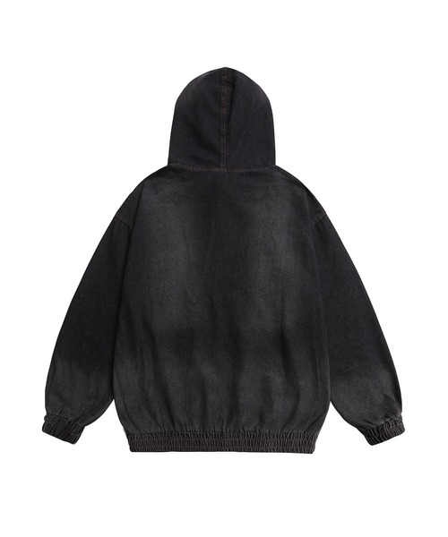 Chevon DUA・RHYTHM 刺繍プルオーバーパーカー XL 新品 Chevon DUA・RHYTHM 刺繍プルオーバーパーカー XL 新品 Chevon DUA