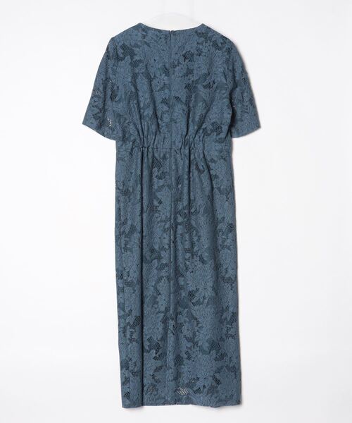 「AIMER」 半袖ワンピース LARGE ブルー レディース_画像2