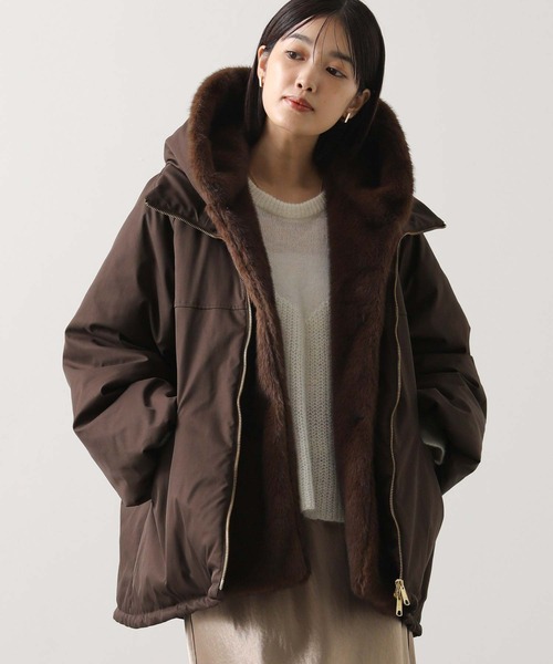 【美品】Gready Brilliant 取り外しファー中綿フードコート Gready Brilliant（グレディブリリアン） コート アウター 取り外し