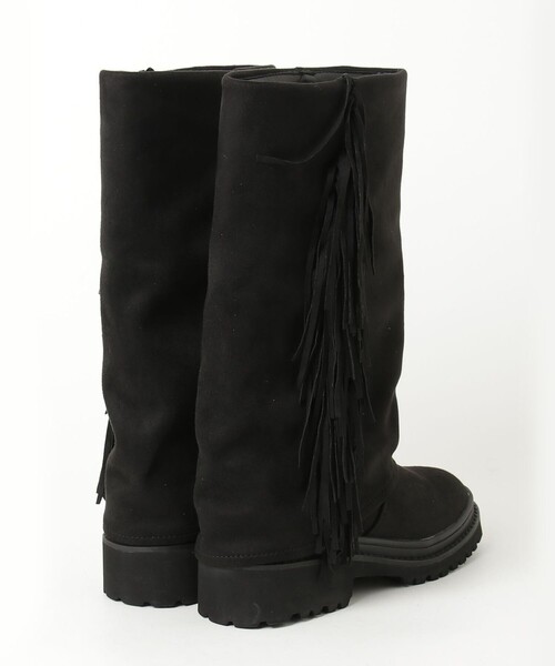 fredy emue（フレディエミュ） ブーツ フリンジロングブーツ