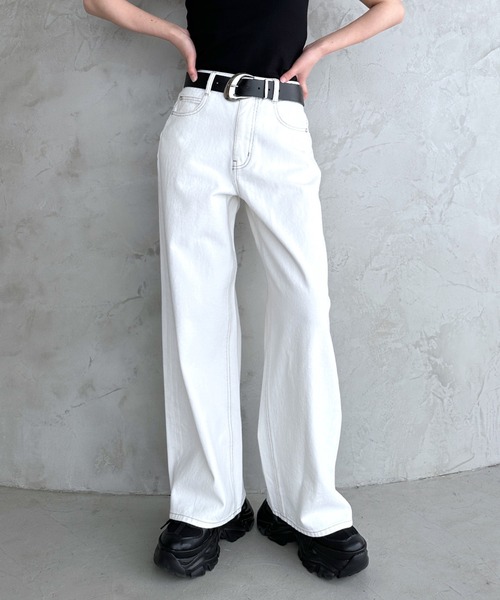 PAGEBOY（ページボーイ） ワイドパンツ ジーンズ デニム デニムパンツ