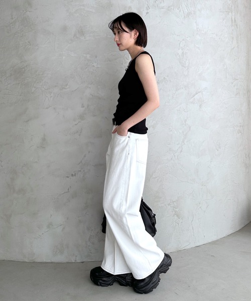PAGEBOY（ページボーイ） ワイドパンツ ジーンズ デニム デニムパンツ