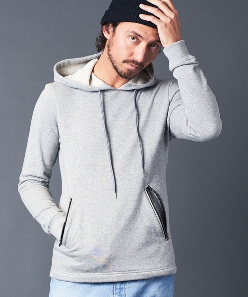 「Magine」 プルオーバーパーカー 44 ネイビー メンズ_画像5