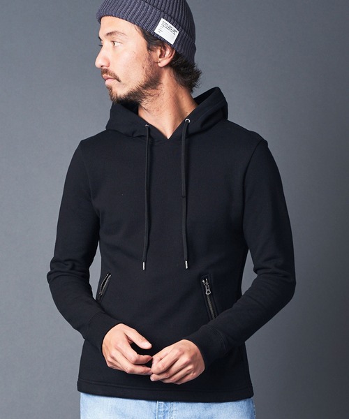 「Magine」 プルオーバーパーカー 44 ネイビー メンズ_画像7