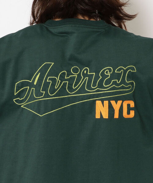 「AVIREX」 半袖Tシャツ - ブラック メンズ_画像7