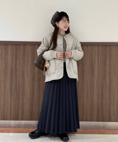 ikka（イッカ） ニット セーター 肩ボタン変形リブニットプルオーバー