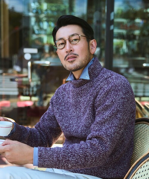 PAUL STUART（ポールスチュアート） セーター ニット ネップメランジ