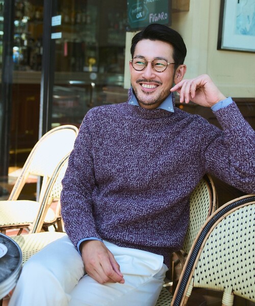 PAUL STUART（ポールスチュアート） セーター ニット ネップメランジ