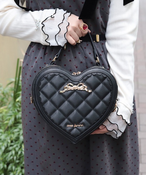 axes femme ハートショルダーバッグ axes femme（アクシーズ ファム） ショルダーバッグ バッグ ハート