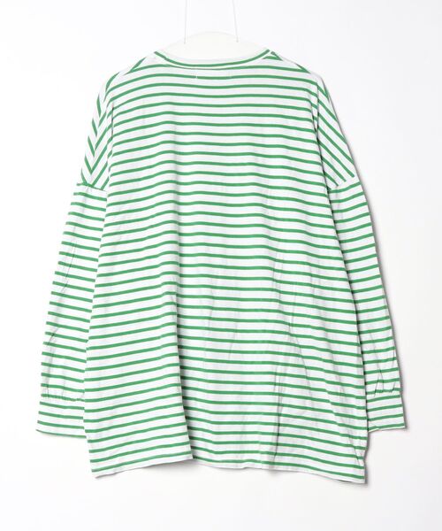 「wee9s」 長袖カットソー FREE グリーン レディース_画像2