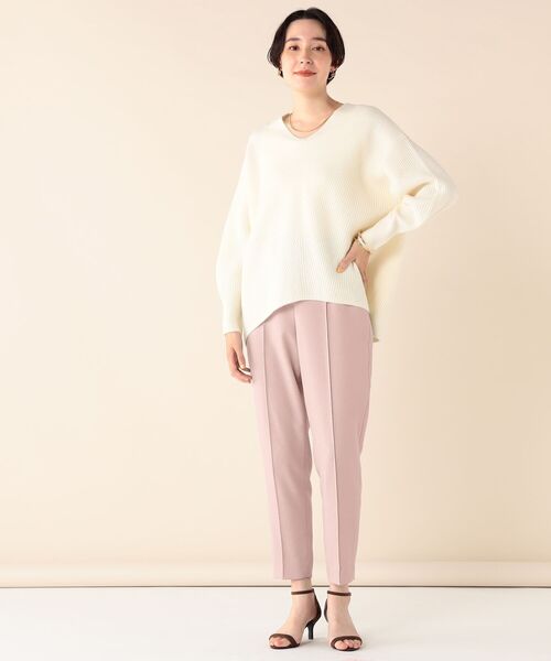 「NOLLEY'S Sophi」 イージーパンツ 36 ベビーピンク レディース_画像2