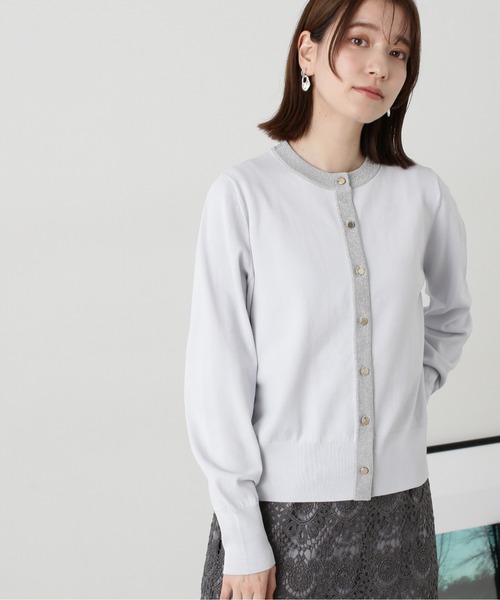 「N.（N. Natural Beauty Basic）」 ニットカーディガン MEDIUM ネイビー レディース_画像7